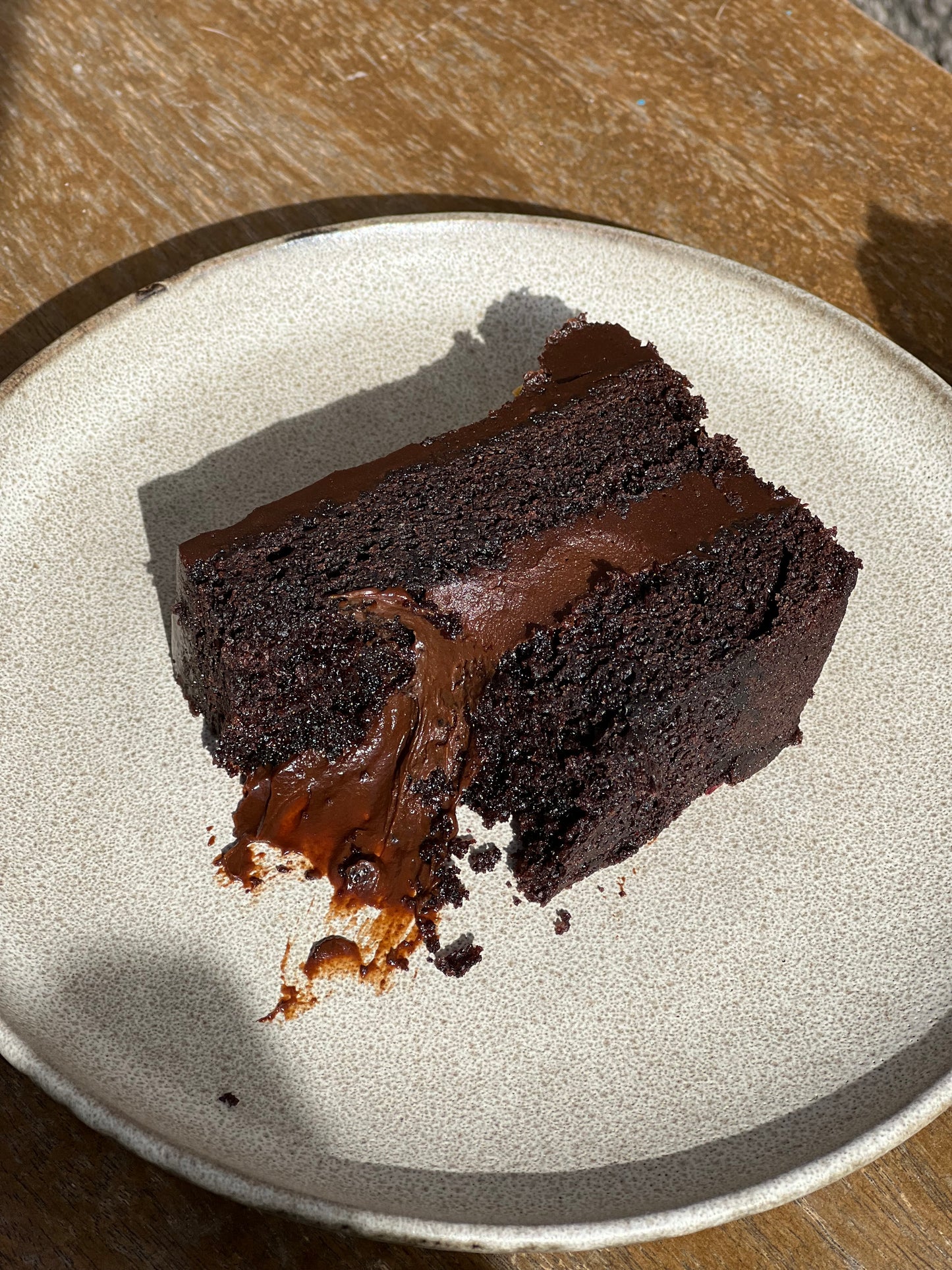 Tarta desnuda de chocolate | Crema matilda.