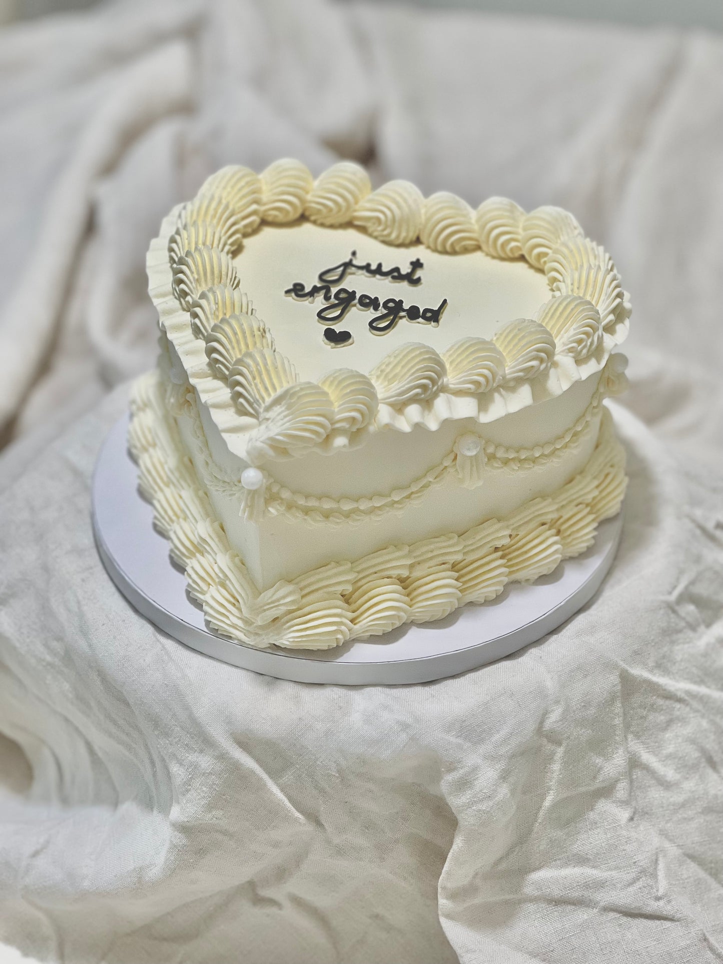 Tarta de bodas "Just engaged"