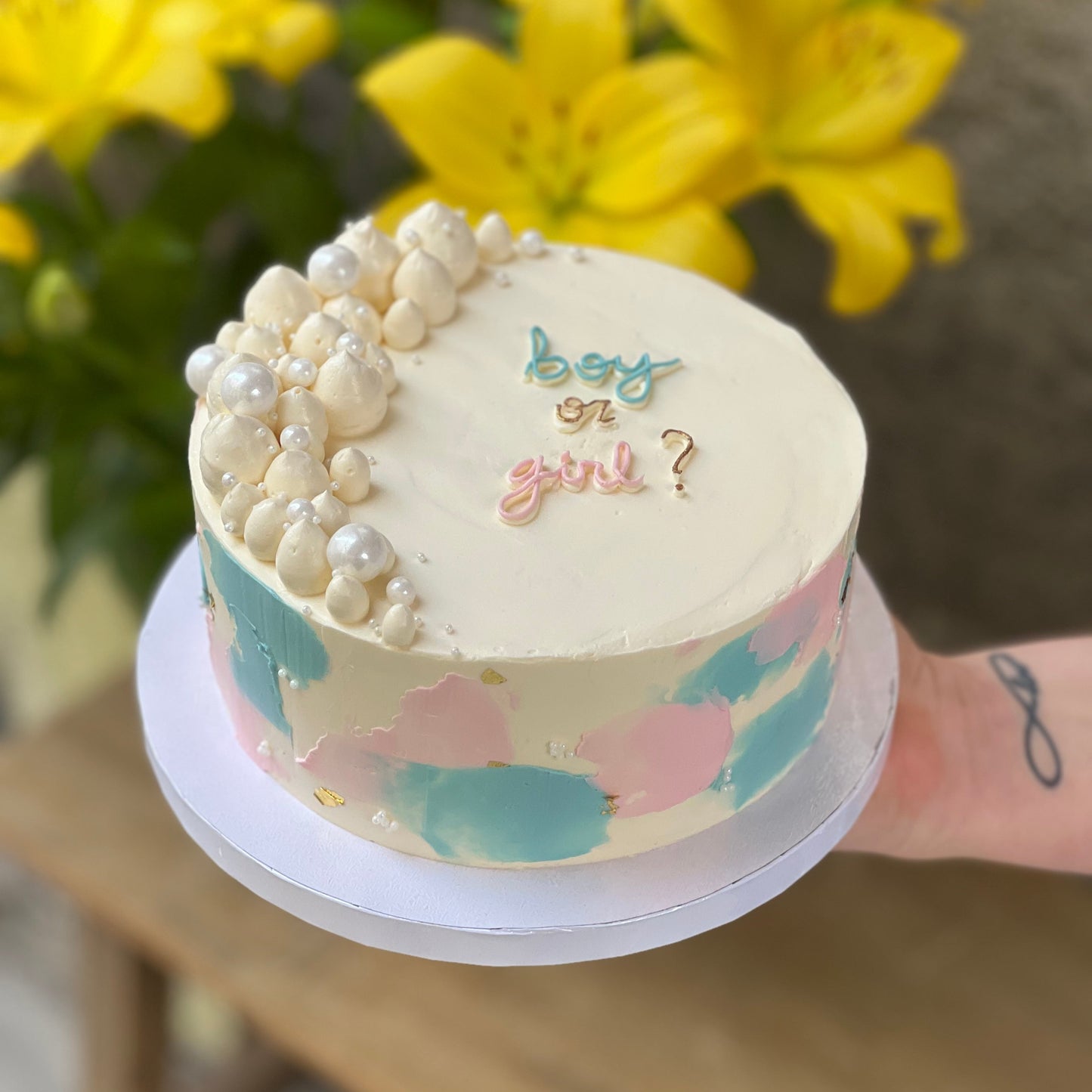 Tarta revelación de genero