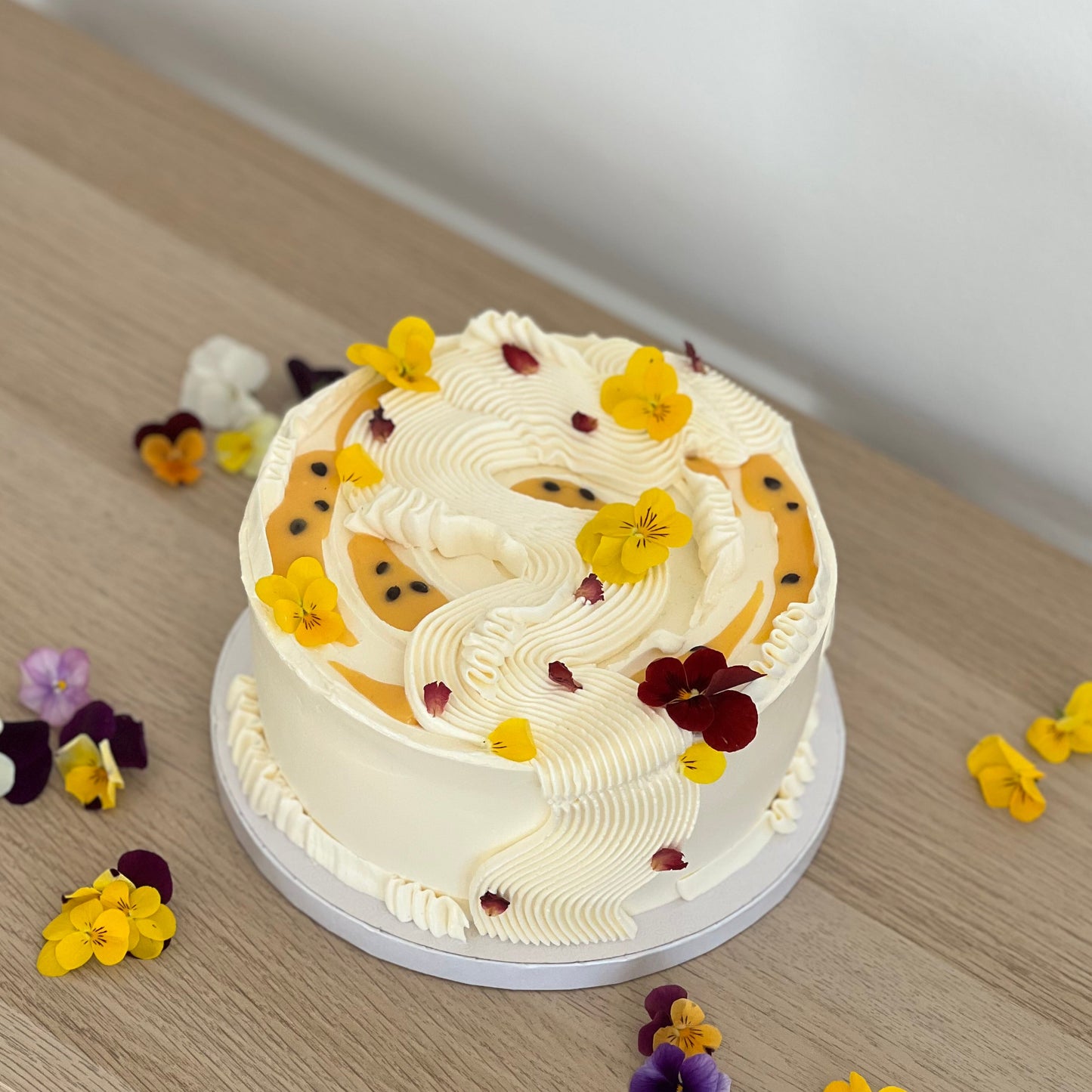 Tarta de maracuyá