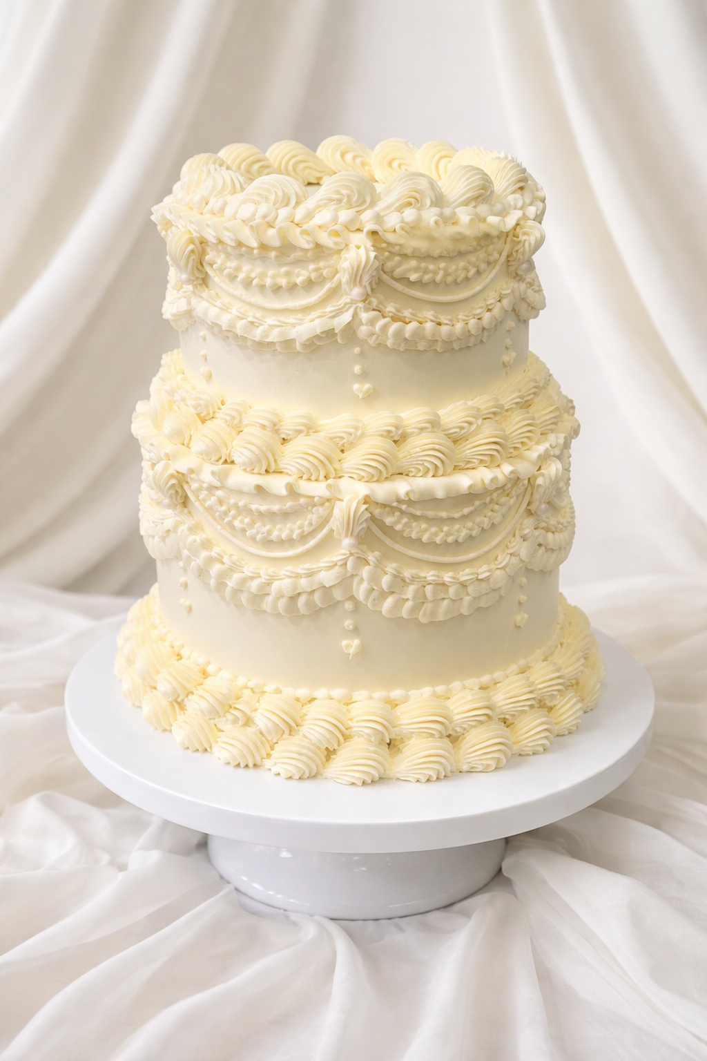 Tarta de bodas estilo Vintage