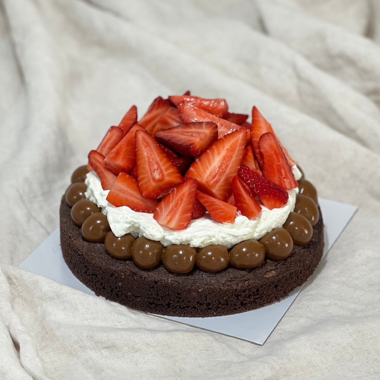 Marquise con fresas