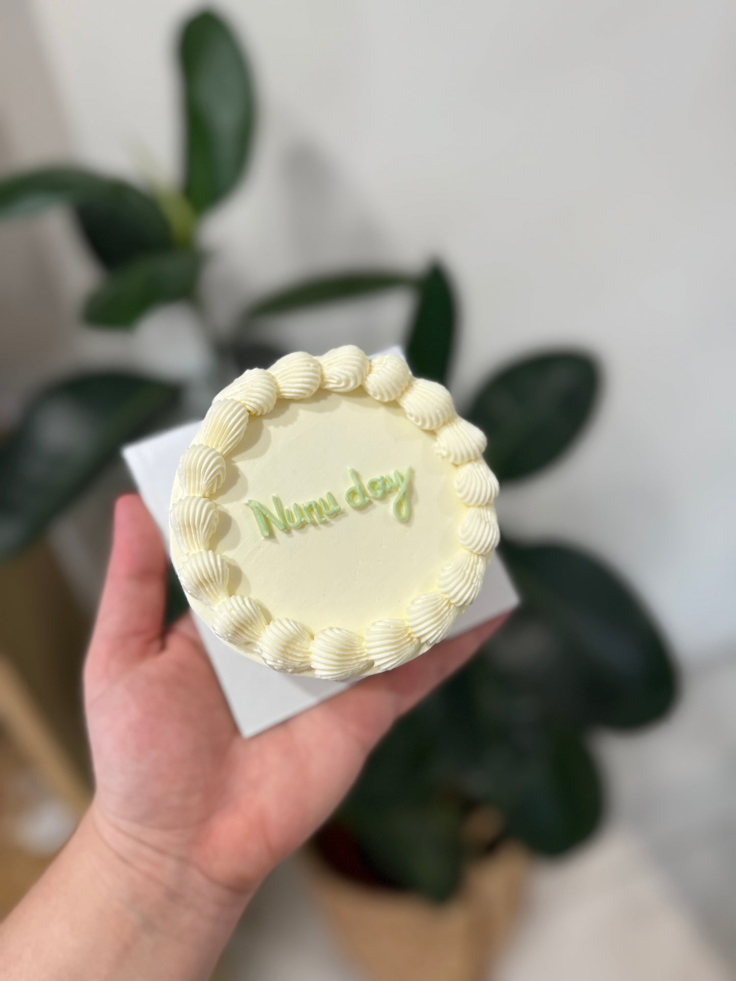 Mini cake con mensaje