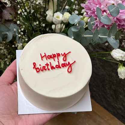 Mini cake con mensaje