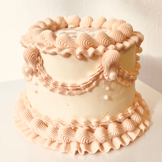 Vintage cake victoriana Rosa Palo