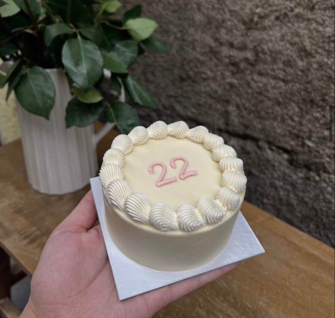 Mini cake con mensaje