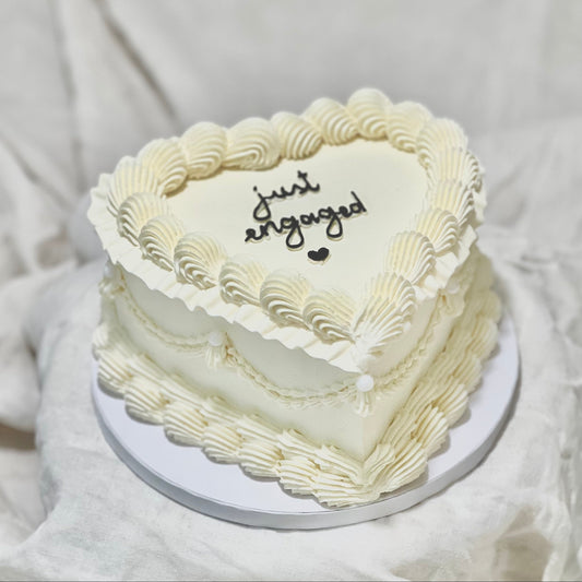 Tarta de bodas "Just engaged"