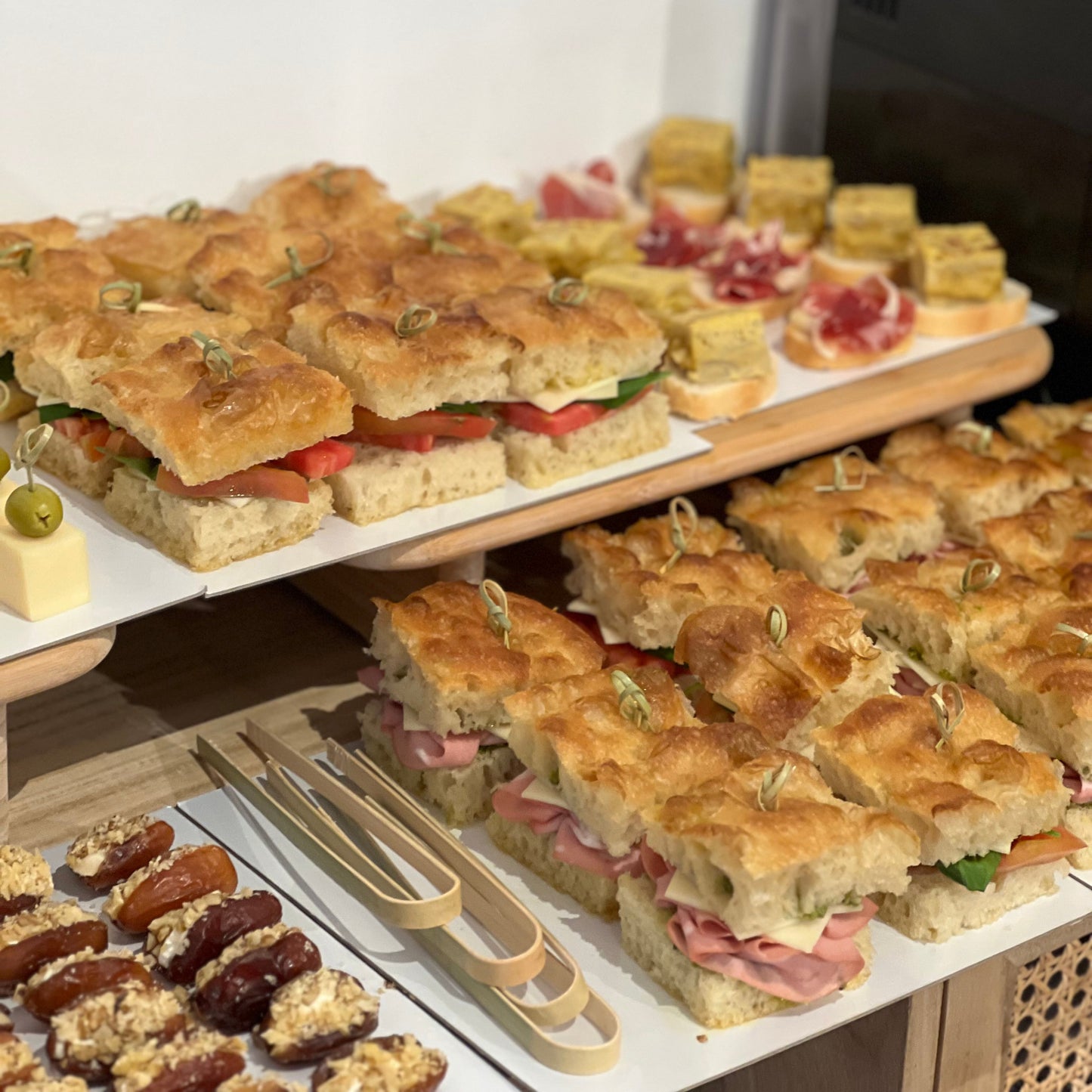 Bandeja picoteo para eventos
