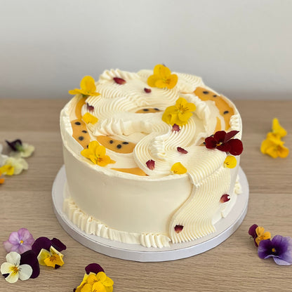 Tarta de maracuyá