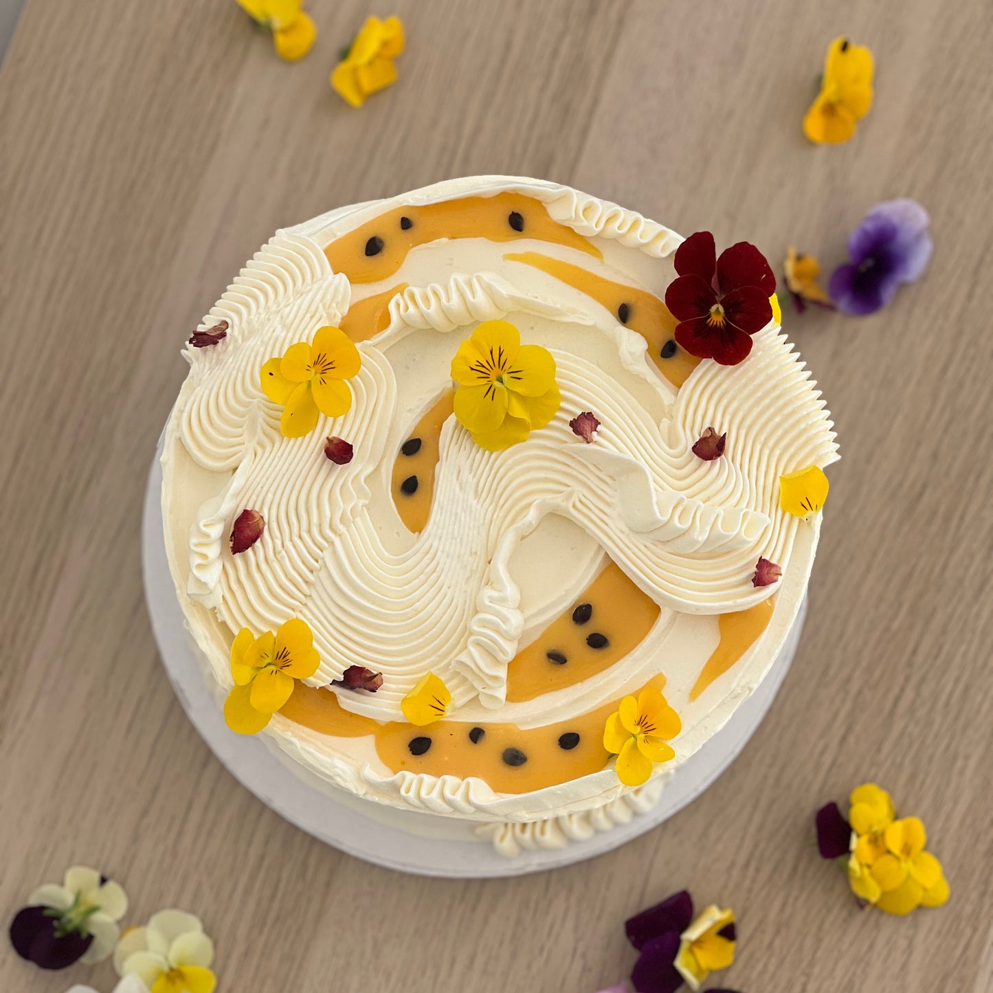 Tarta de maracuyá