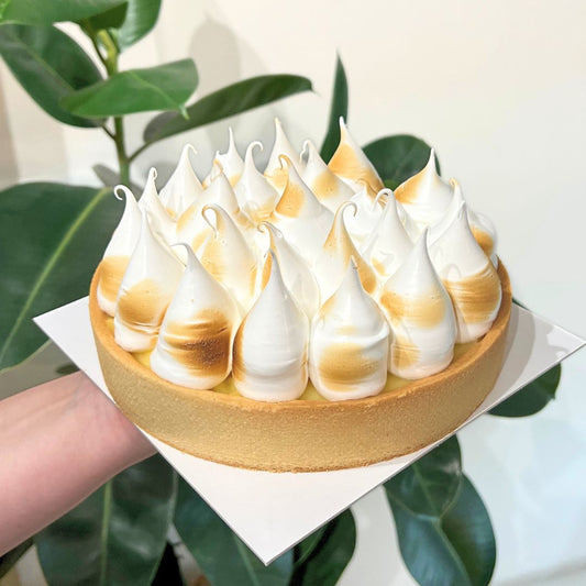Tarta de limón con merengue