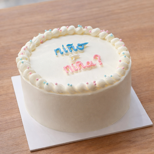 Niño o niña? Tarta revelación de genero