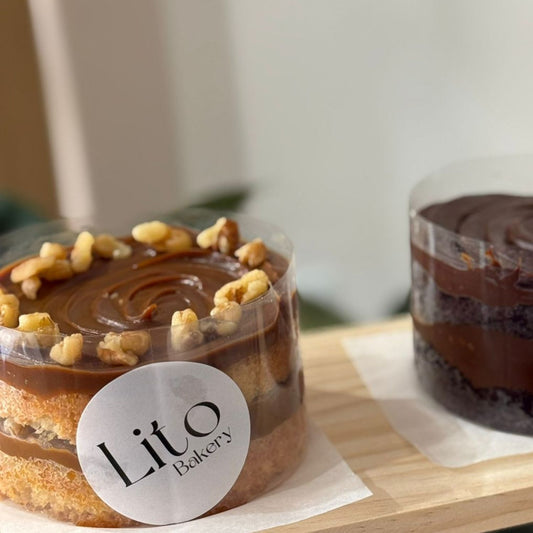 Mini dulce de leche y nuez