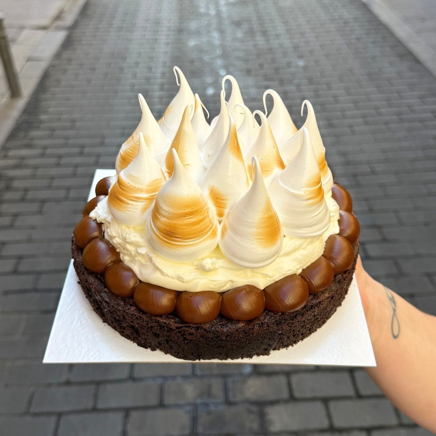Marquise con merengue